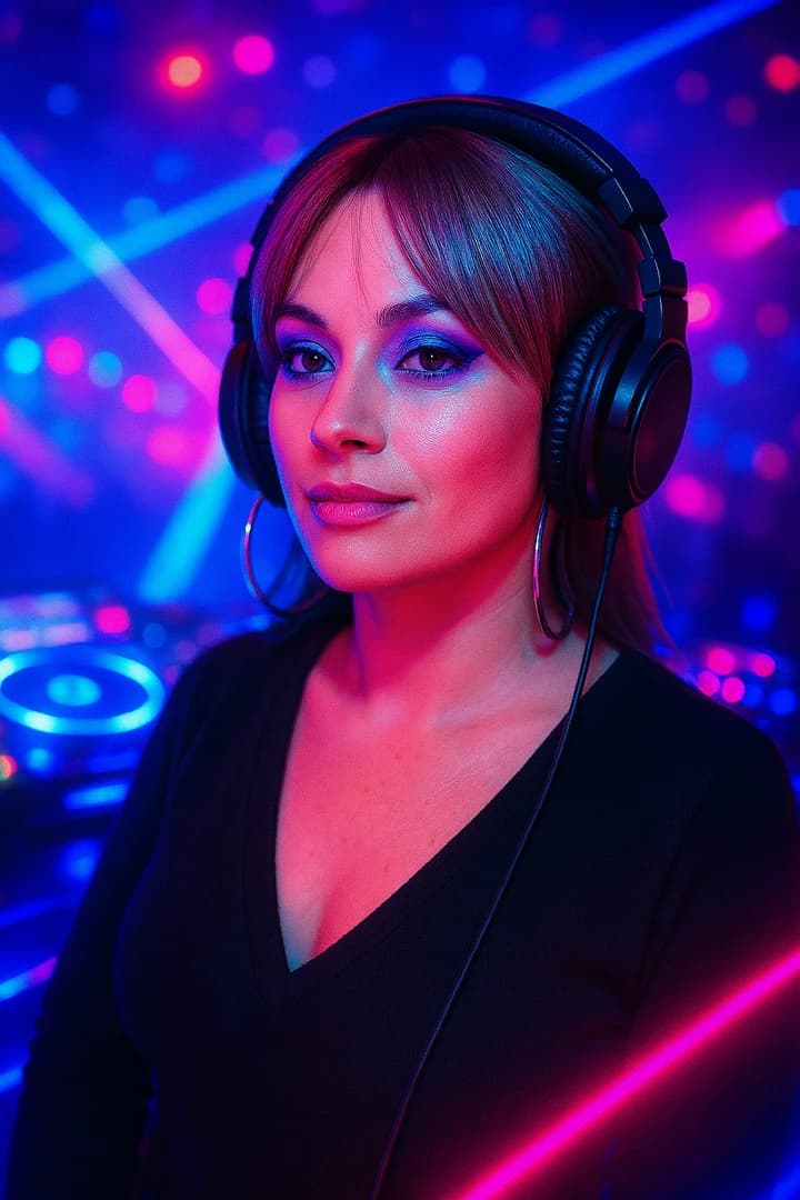 portrait de votre DJ à Toulouse, Maylina Purple